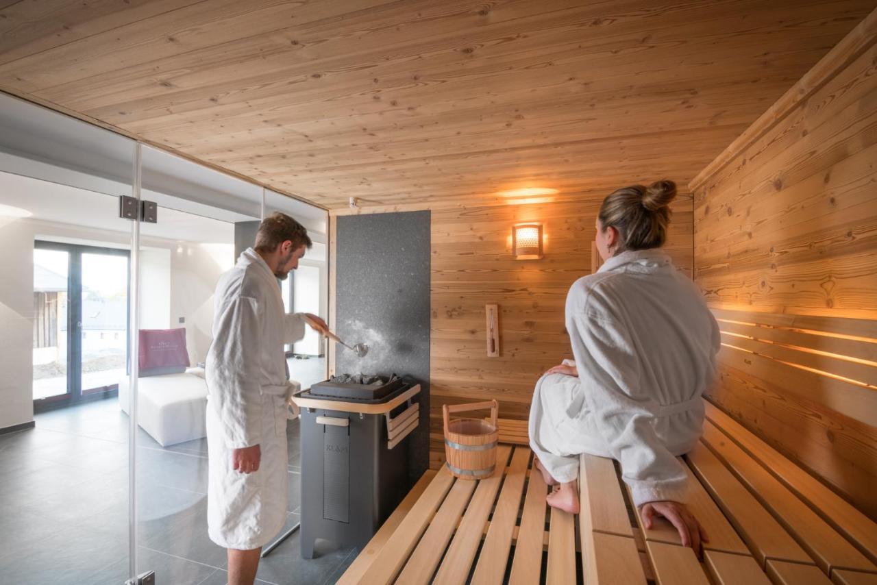 Chalet-Ferienwohnung Aehrenglueck, 70 Qm, Wellness/Fitness/Sauna - Bergroedelhof Feilitzsch 外观 照片