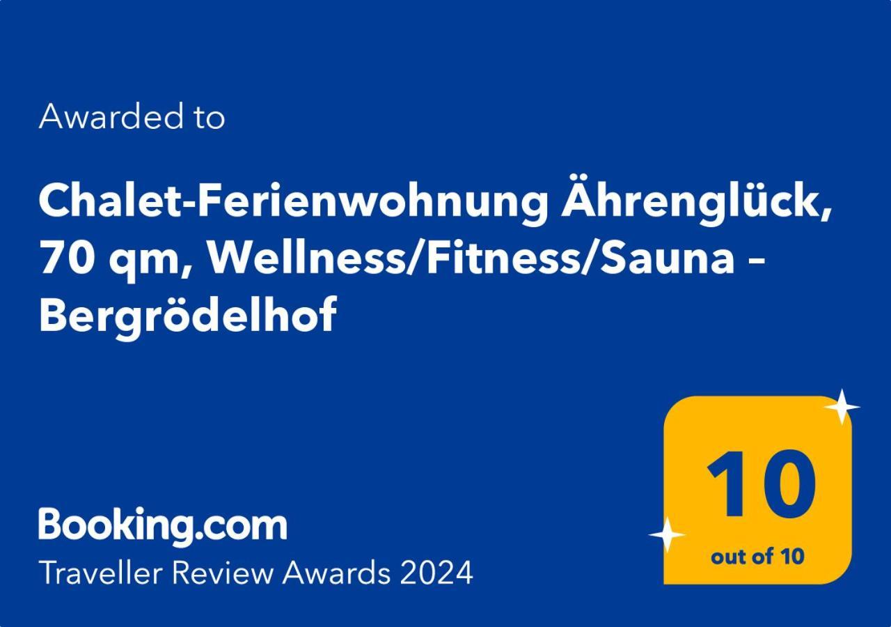 Chalet-Ferienwohnung Aehrenglueck, 70 Qm, Wellness/Fitness/Sauna - Bergroedelhof Feilitzsch 外观 照片
