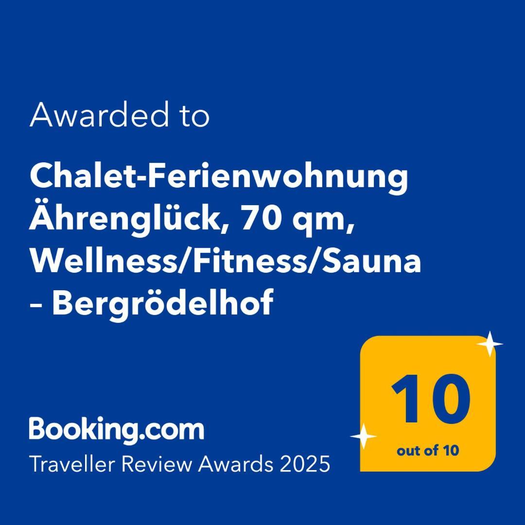 Chalet-Ferienwohnung Aehrenglueck, 70 Qm, Wellness/Fitness/Sauna - Bergroedelhof Feilitzsch 外观 照片